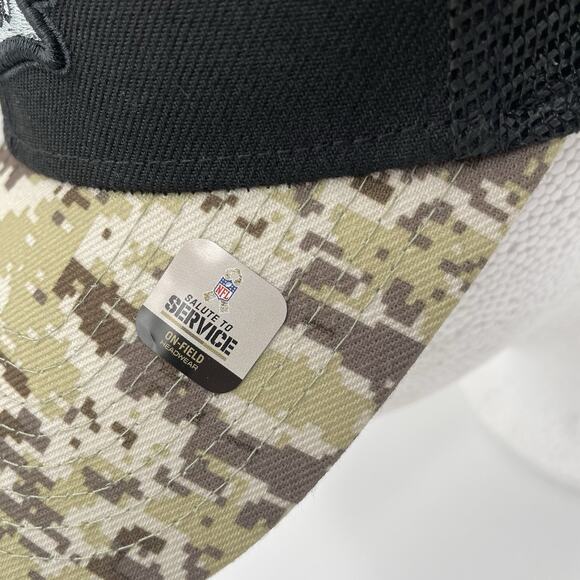 New Era Las Vegas Raiders Salute To Service Hat STS 9FORTY Adjustable 2022 - Picture 4 of 14